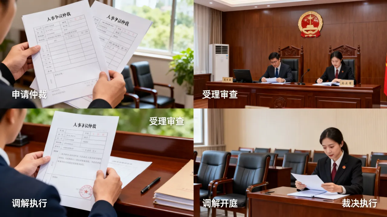 人事争议仲裁程序怎么走,人事争议仲裁流程需要多久?-图2 人事争议仲裁程序怎么走,人事争议仲裁流程需要多久?-图2