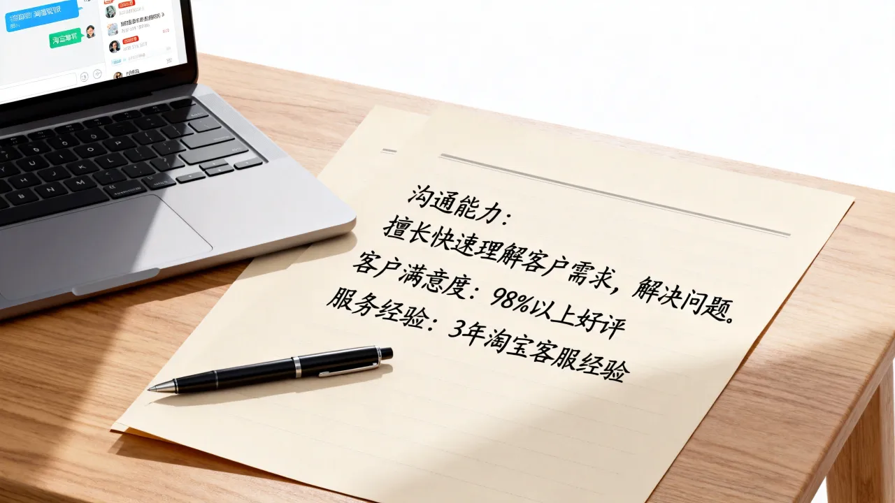 淘宝客服的简历怎么写才能通过筛选,淘宝客服简历自我评价怎么写好?-图1 淘宝客服的简历怎么写才能通过筛选,淘宝客服简历自我评价怎么写好?-图1