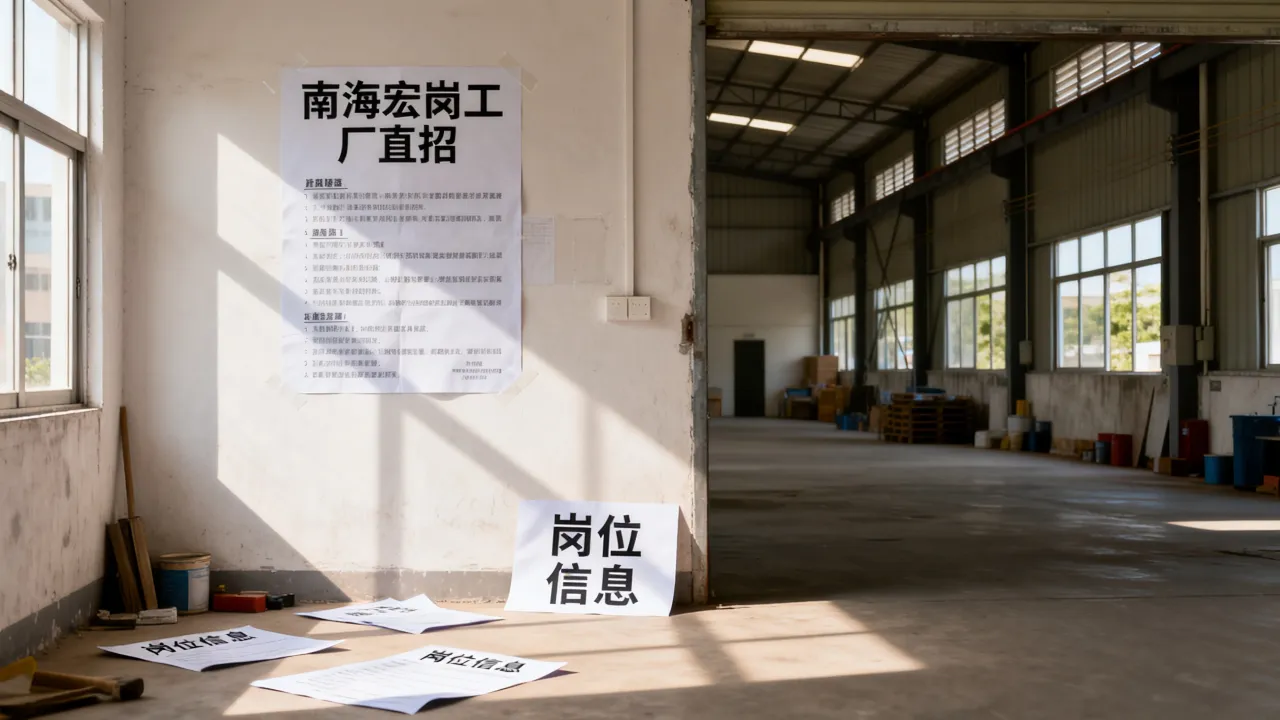 南海宏岗招聘信息哪里最全?,附近工厂直招怎么找-图1 南海宏岗招聘信息哪里最全?,附近工厂直招怎么找-图1