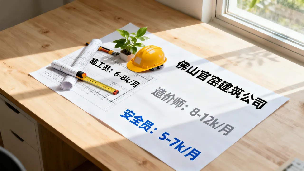 佛山官窑建筑公司招聘有哪些职位,薪资待遇如何