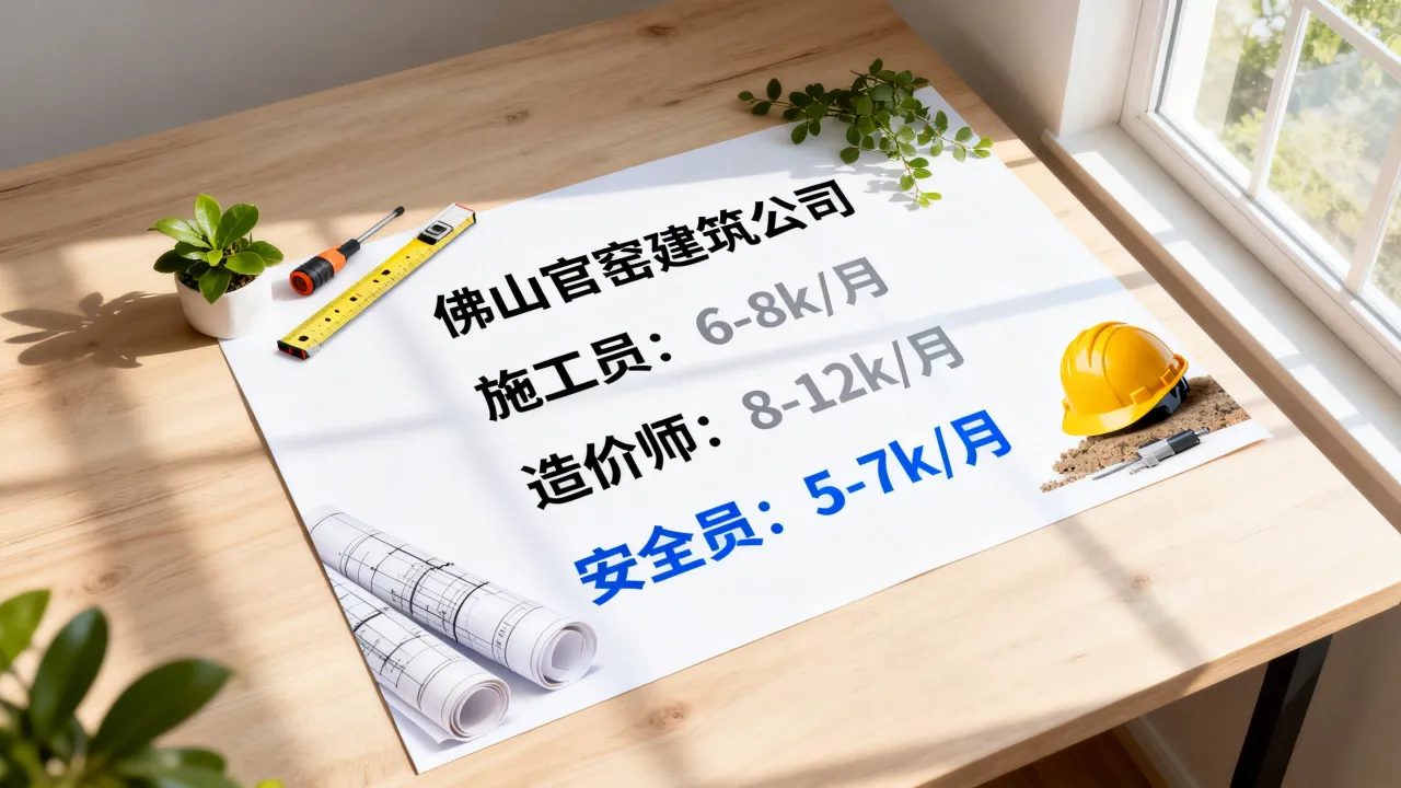 佛山官窑建筑公司招聘有哪些职位，薪资待遇如何-图2