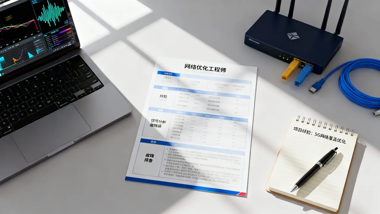 网络优化简历怎么写才能让HR一眼相中拿到面试机会,网络优化工程师简历项目经验描述技巧-图3 网络优化简历怎么写才能让HR一眼相中拿到面试机会,网络优化工程师简历项目经验描述技巧-图3