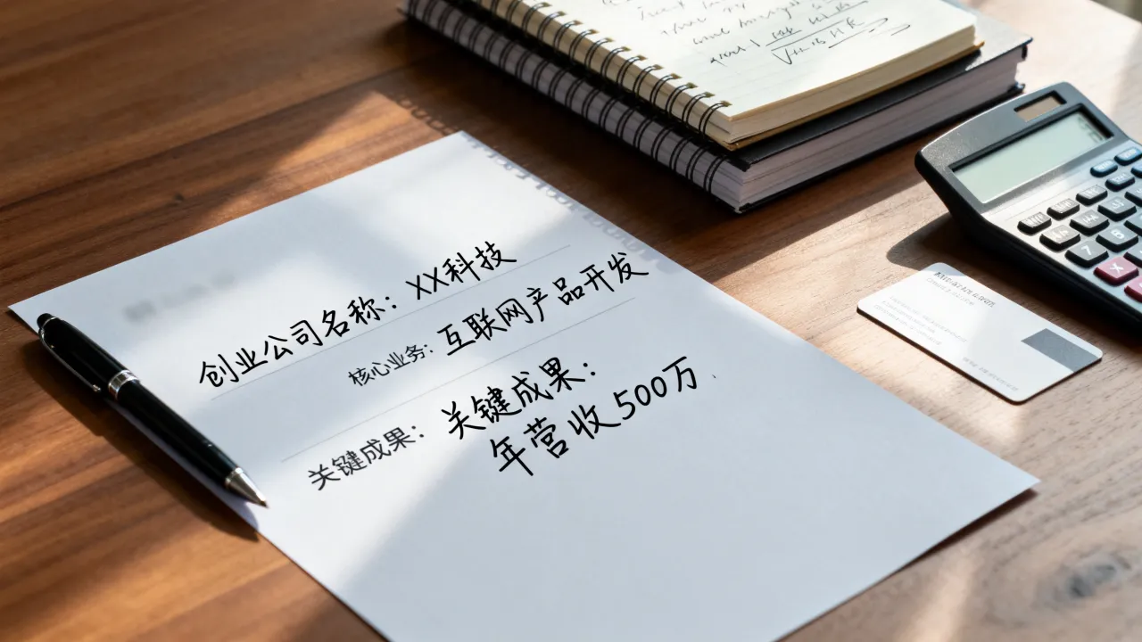 自己创业简历上怎么填,创业经历怎么写才加分?