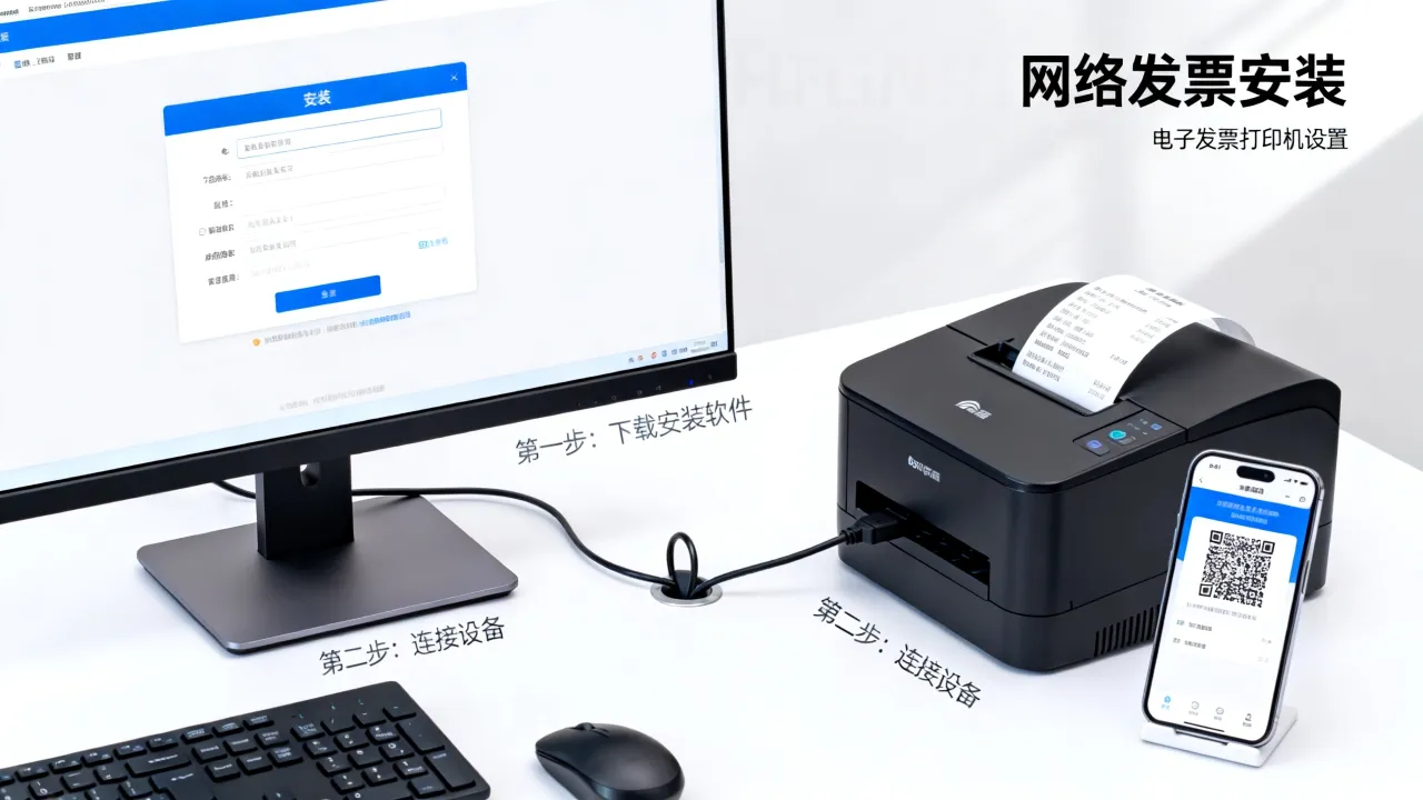网络发票如何安装,电子发票打印机怎么设置?-图3 网络发票如何安装,电子发票打印机怎么设置?-图3