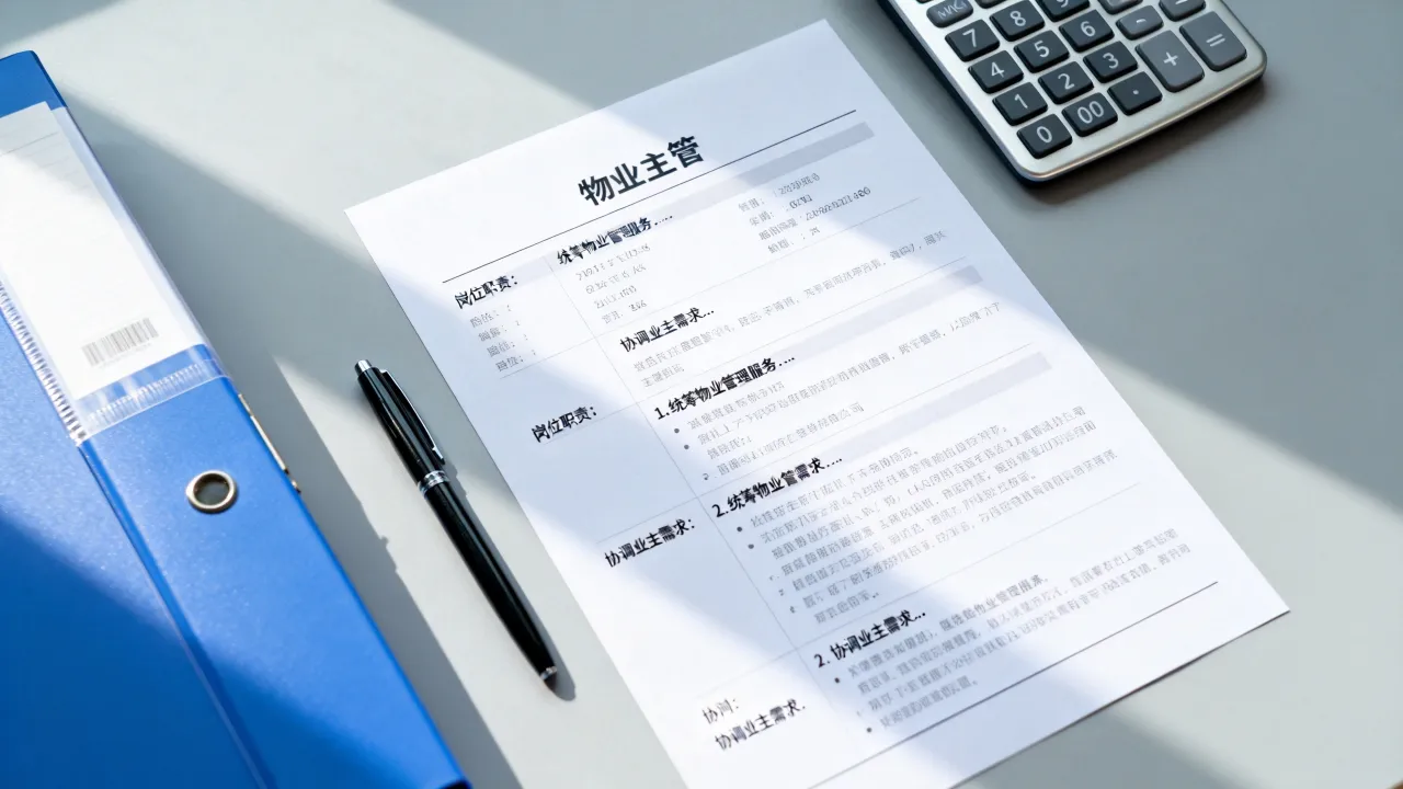 物业主管简历怎么写,有哪些写作技巧和注意事项?-图2 物业主管简历怎么写,有哪些写作技巧和注意事项?-图2