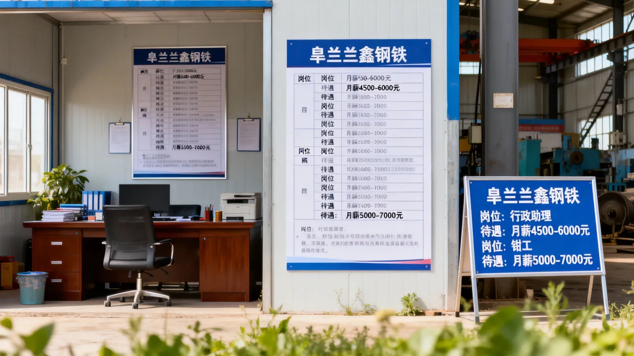 皋兰兰鑫钢铁招聘岗位有哪些,工资待遇怎么样?
