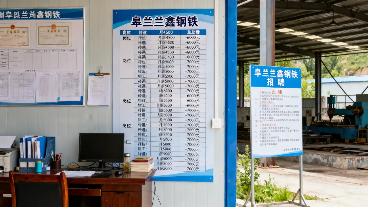 皋兰兰鑫钢铁招聘岗位有哪些,工资待遇怎么样?-图2 皋兰兰鑫钢铁招聘岗位有哪些,工资待遇怎么样?-图2