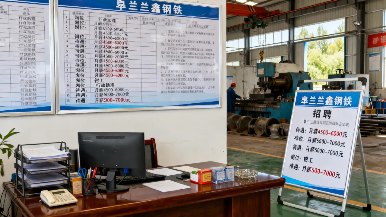 皋兰兰鑫钢铁招聘岗位有哪些,工资待遇怎么样?-图3 皋兰兰鑫钢铁招聘岗位有哪些,工资待遇怎么样?-图3