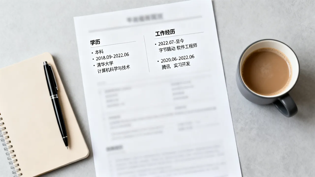 学历及工作经历怎么写?简历中工作经历和学历填写技巧详解-图3 学历及工作经历怎么写?简历中工作经历和学历填写技巧详解-图3