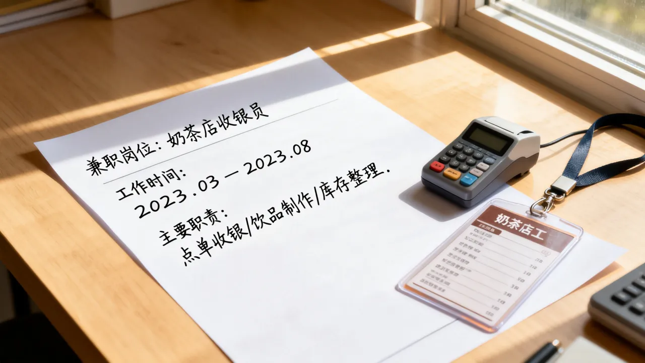 怎么描述兼职工作经历,简历上兼职经历要怎么写?-图2 怎么描述兼职工作经历,简历上兼职经历要怎么写?-图2
