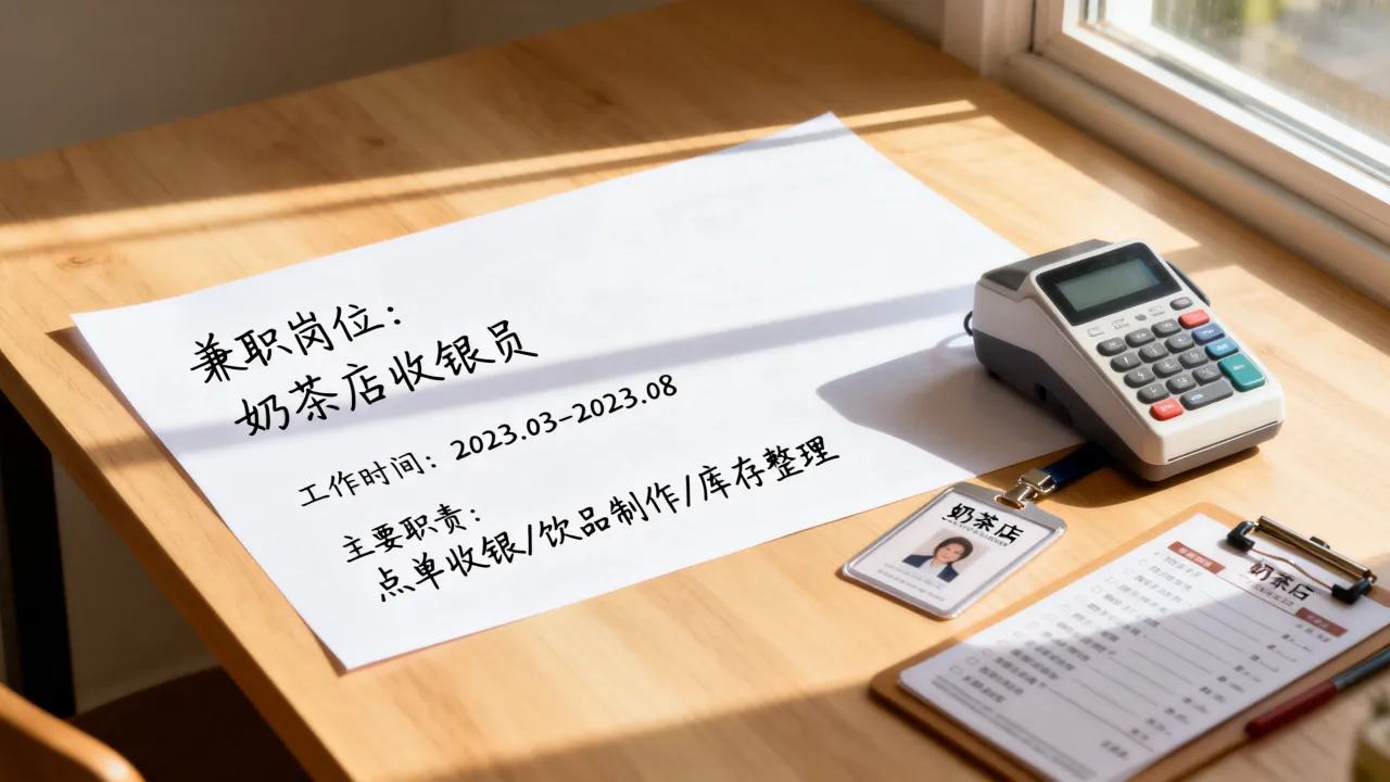 怎么描述兼职工作经历,简历上兼职经历要怎么写?-图3 怎么描述兼职工作经历,简历上兼职经历要怎么写?-图3