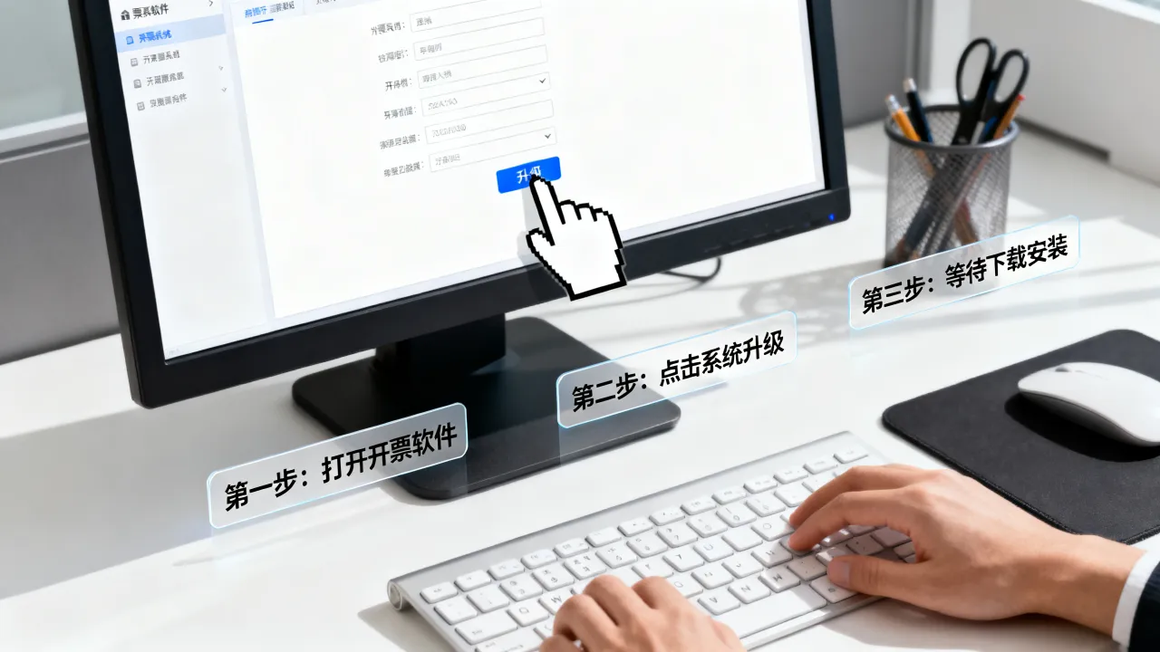 开票系统如何升级，开票软件怎么升级操作流程？