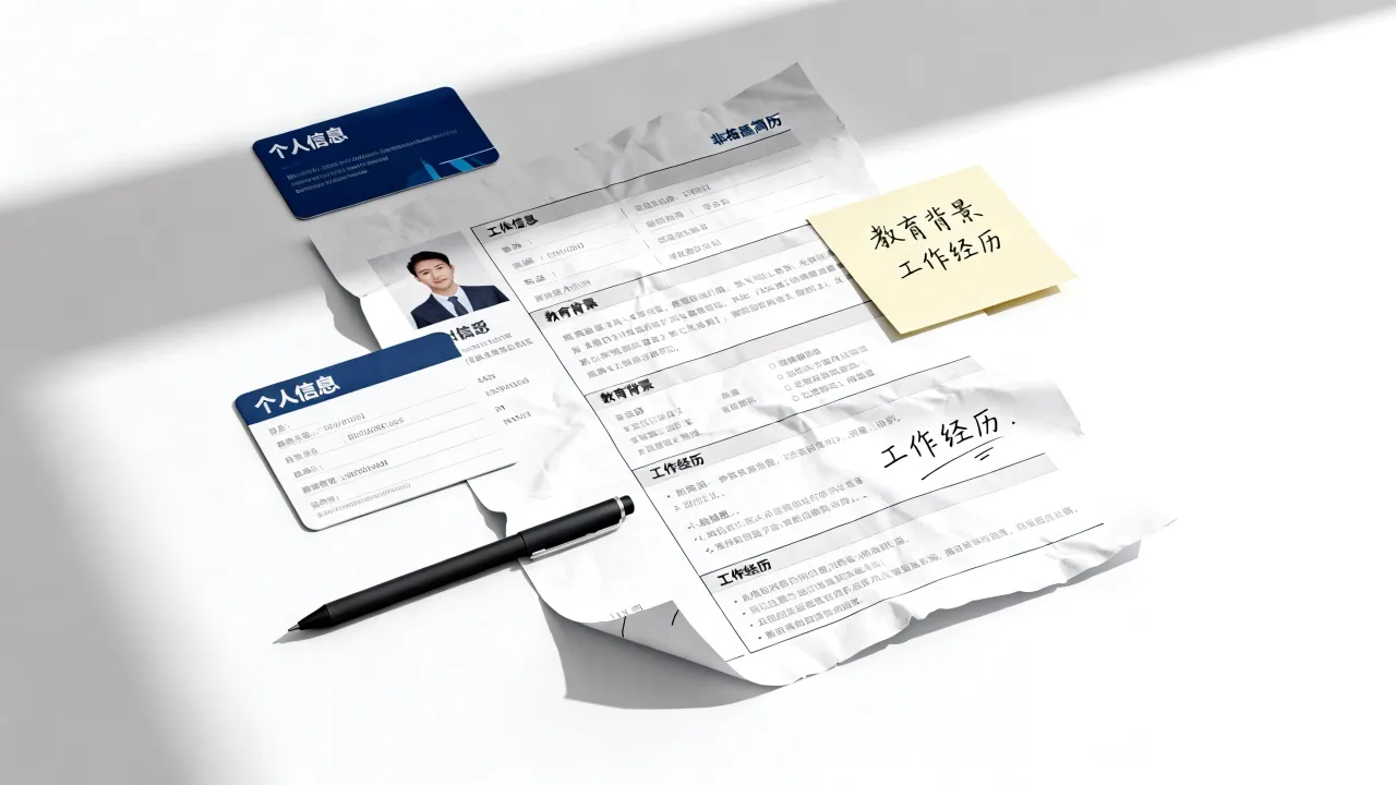 非表格简历模板怎么做,如何快速制作非表格简历模板?