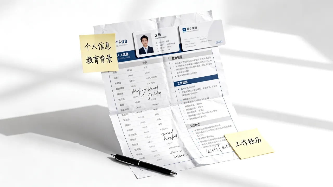 非表格简历模板怎么做,如何快速制作非表格简历模板?-图2 非表格简历模板怎么做,如何快速制作非表格简历模板?-图2