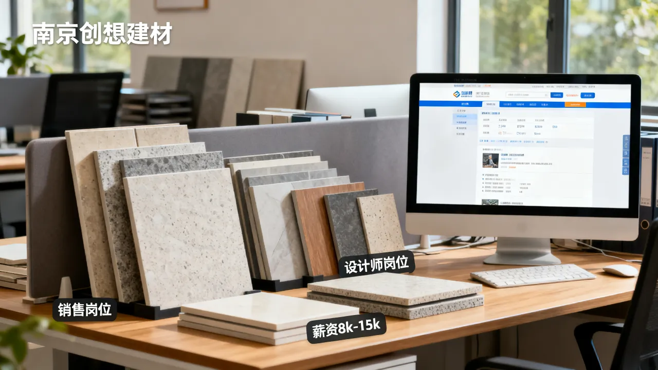 南京创想建材招聘怎么样,南京建材招聘信息工资待遇如何?