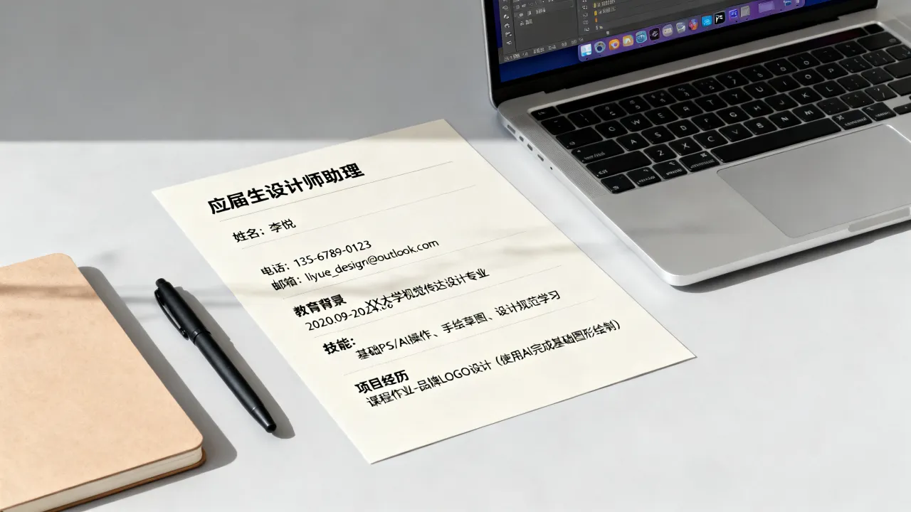 设计师助理简历怎么写,没有经验应届生简历模板范文怎么选?