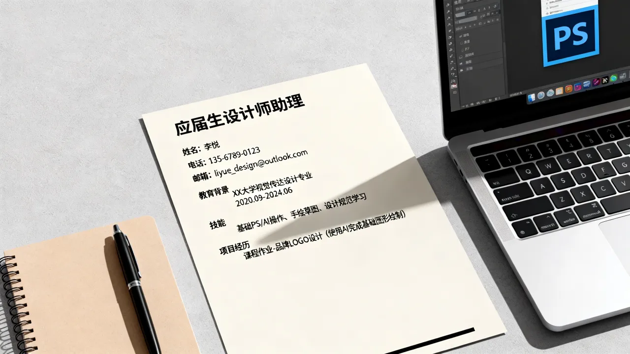 设计师助理简历怎么写,没有经验应届生简历模板范文怎么选?-图3 设计师助理简历怎么写,没有经验应届生简历模板范文怎么选?-图3