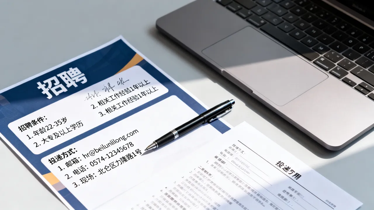 北仑力隆招聘的具体条件有哪些?怎么投递简历-图3 北仑力隆招聘的具体条件有哪些?怎么投递简历-图3