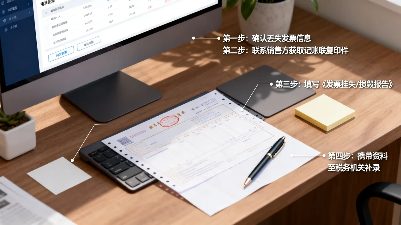 发票丢失怎么补录?补录发票流程步骤详解-图3 发票丢失怎么补录?补录发票流程步骤详解-图3