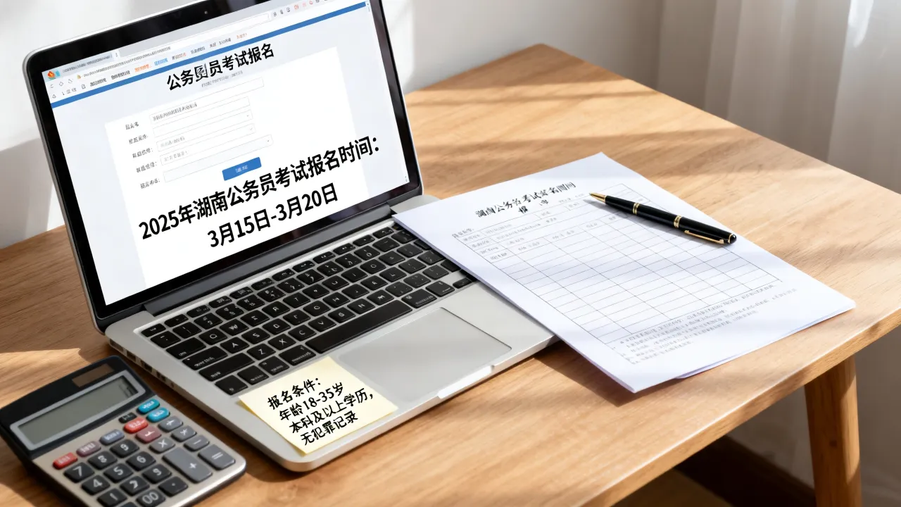 湖南公务员考试报名时间是什么,湖南公务员考试报名条件有哪些