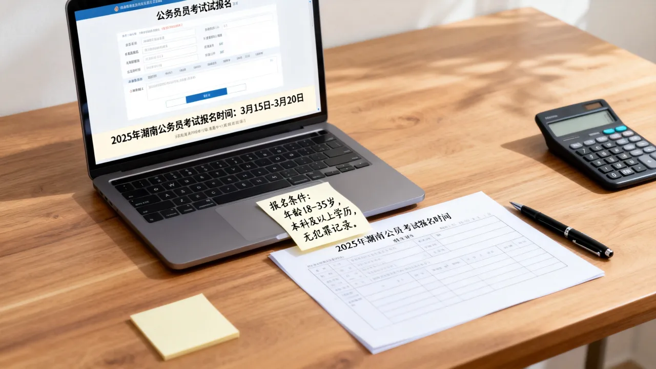 湖南公务员考试报名时间是什么，湖南公务员考试报名条件有哪些-图2