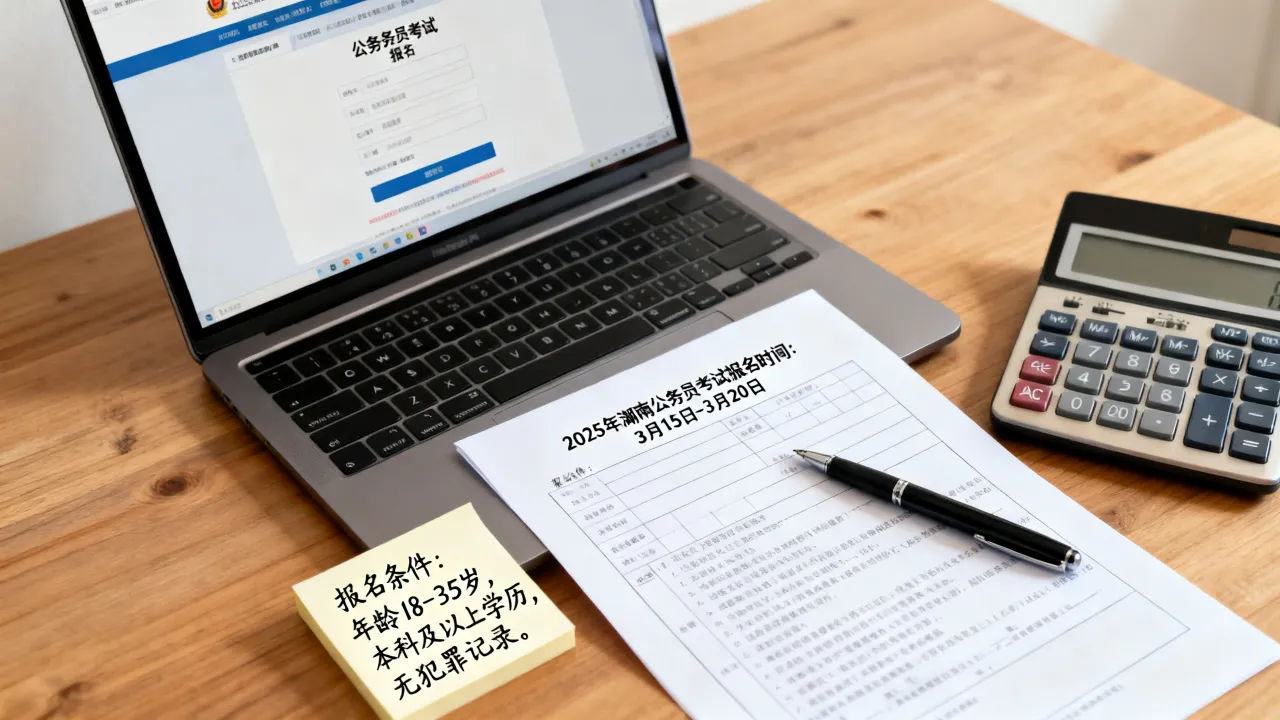 湖南公务员考试报名时间是什么，湖南公务员考试报名条件有哪些-图3