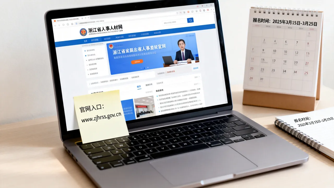 浙江省人事人才网官网入口在哪里,浙江省人事人才考试报名时间?