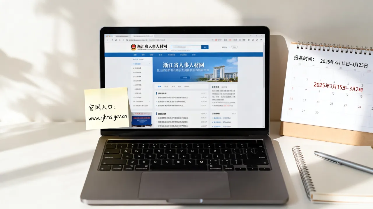 浙江省人事人才网官网入口在哪里，浙江省人事人才考试报名时间？-图3