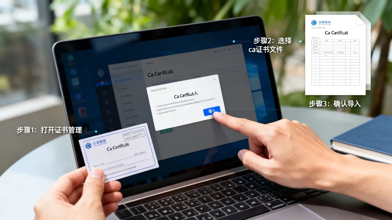 如何导入ca证书，ca证书安装不上怎么解决？