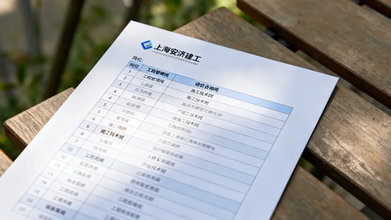 上海安济建工招聘怎么样,上海安济建工招聘岗位有哪些-图2 上海安济建工招聘怎么样,上海安济建工招聘岗位有哪些-图2