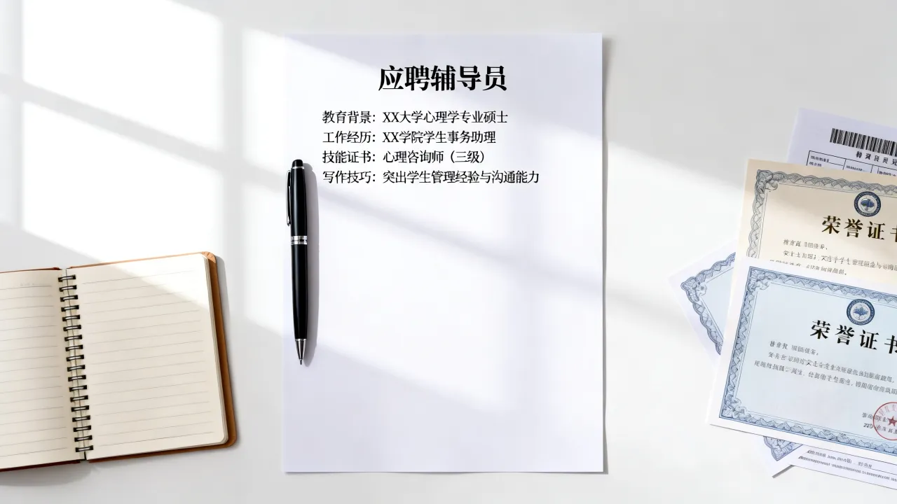 应聘辅导员简历怎么写，有哪些吸引招聘者的写作技巧？-图2
