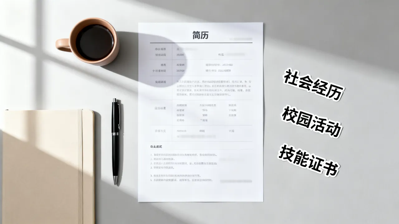 简历上社会经历怎么写，没有社会经历简历怎么写-图3