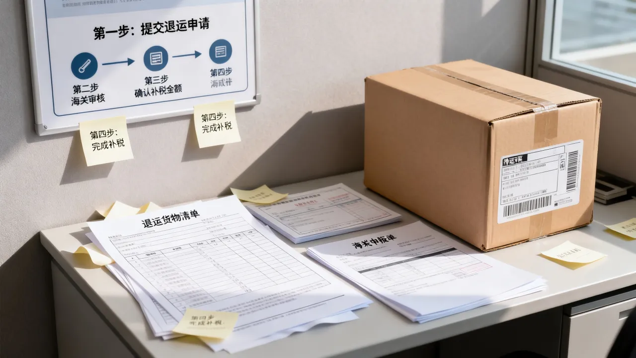 退运货物如何补税?退运补税流程与注意事项详解-图2 退运货物如何补税?退运补税流程与注意事项详解-图2