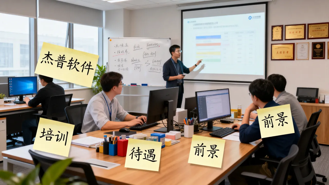 杰普软件怎么样，杰普软件培训靠谱吗？公司待遇前景如何-图3