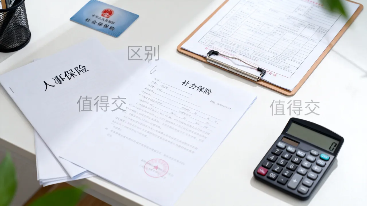 人事保险与社会保险有什么区别,哪个更值得交