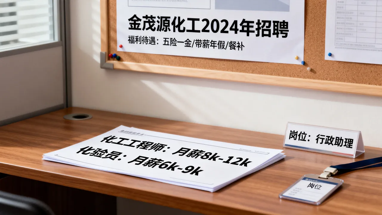赣榆金茂源化工招聘是真的吗,有哪些岗位待遇如何?