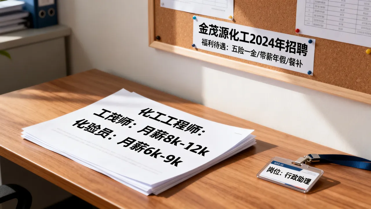 赣榆金茂源化工招聘是真的吗,有哪些岗位待遇如何?-图2 赣榆金茂源化工招聘是真的吗,有哪些岗位待遇如何?-图2