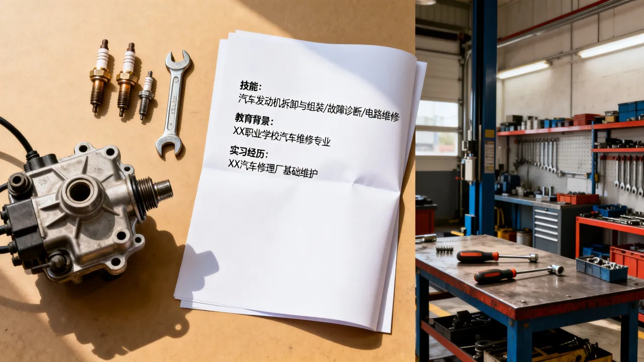 汽车机修工简历怎么写,没有工作经验怎么办?-图3 汽车机修工简历怎么写,没有工作经验怎么办?-图3