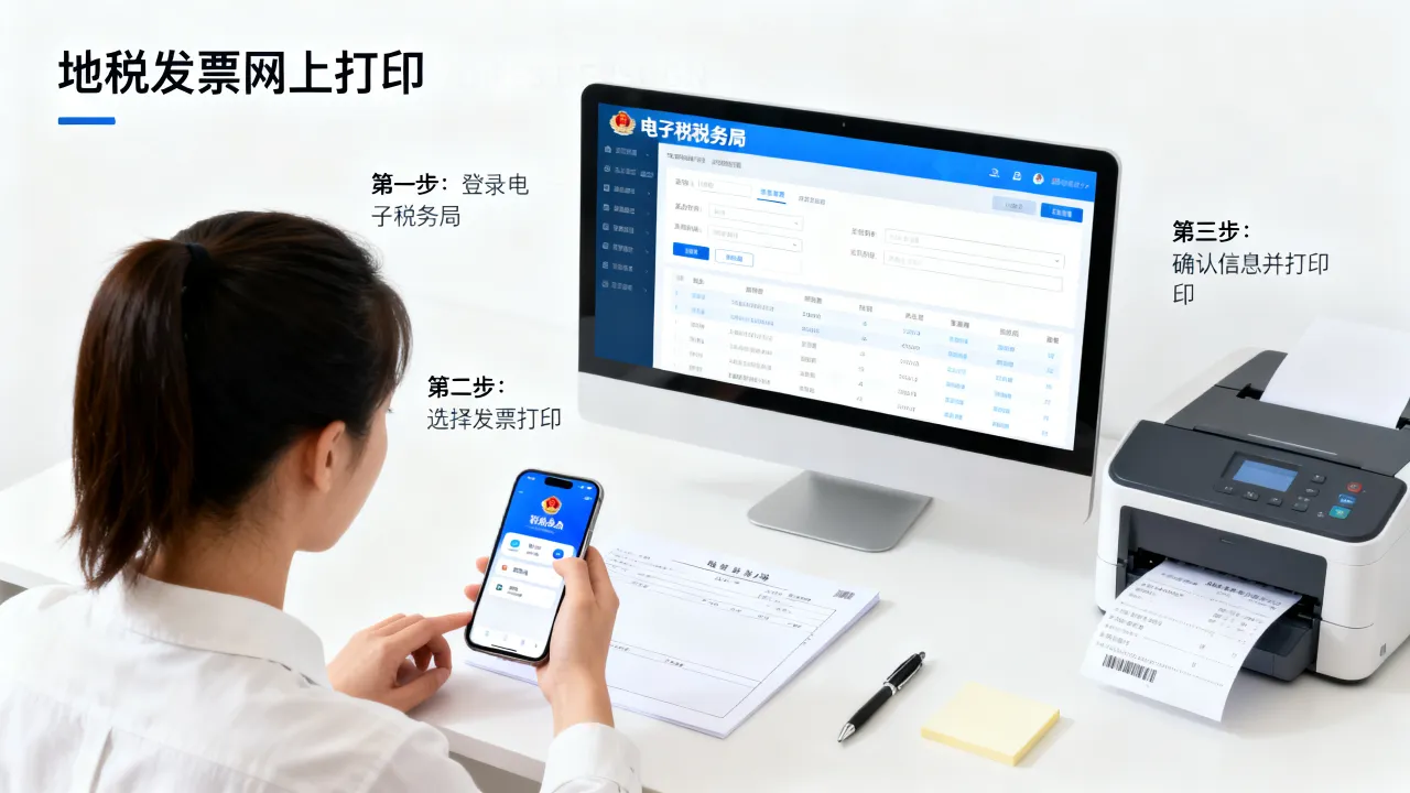地税发票如何打印?网上打印流程详解