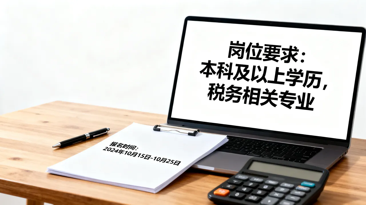 电白税务局招聘报名时间?电白税务局招聘岗位要求有哪些