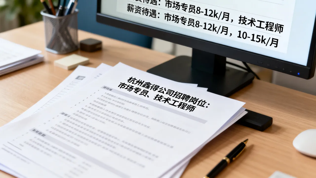 杭州鑫得公司招聘吗,杭州鑫得公司招聘岗位及薪资待遇怎么样?-图3 杭州鑫得公司招聘吗,杭州鑫得公司招聘岗位及薪资待遇怎么样?-图3