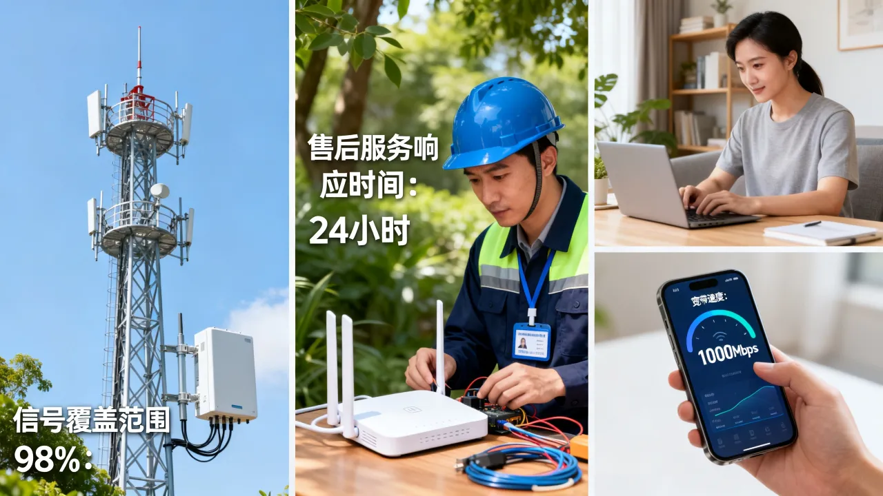 国通电信怎么样，宽带信号覆盖和售后服务靠谱吗