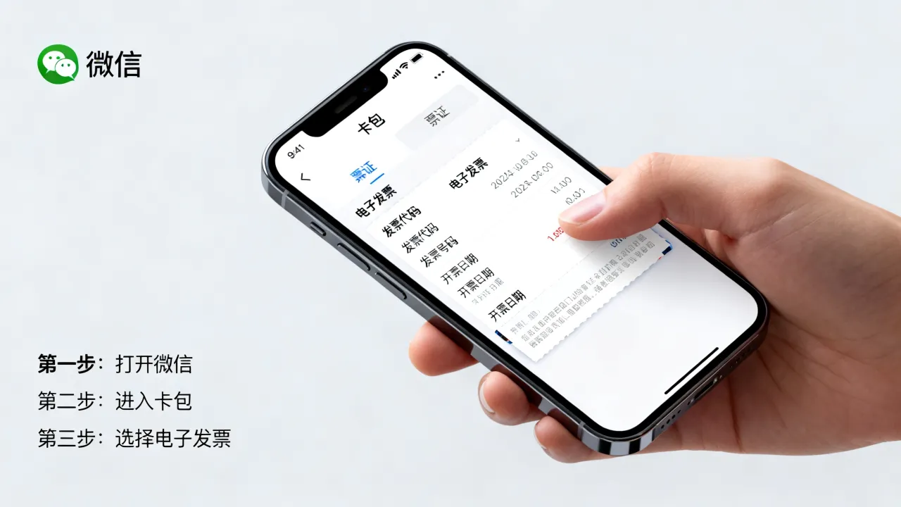 如何查看电子发票,手机微信上怎么找到已开具的电子发票?