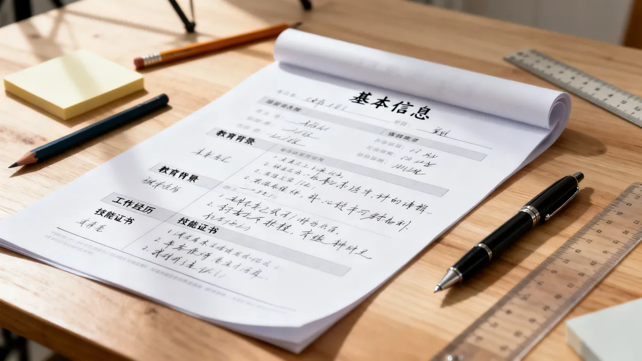 手写个人简历怎么写,手写简历的格式要求有哪些?