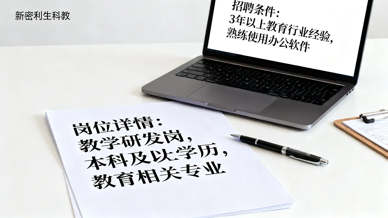 新密利生科教招聘吗,岗位详情与条件是什么-图2 新密利生科教招聘吗,岗位详情与条件是什么-图2