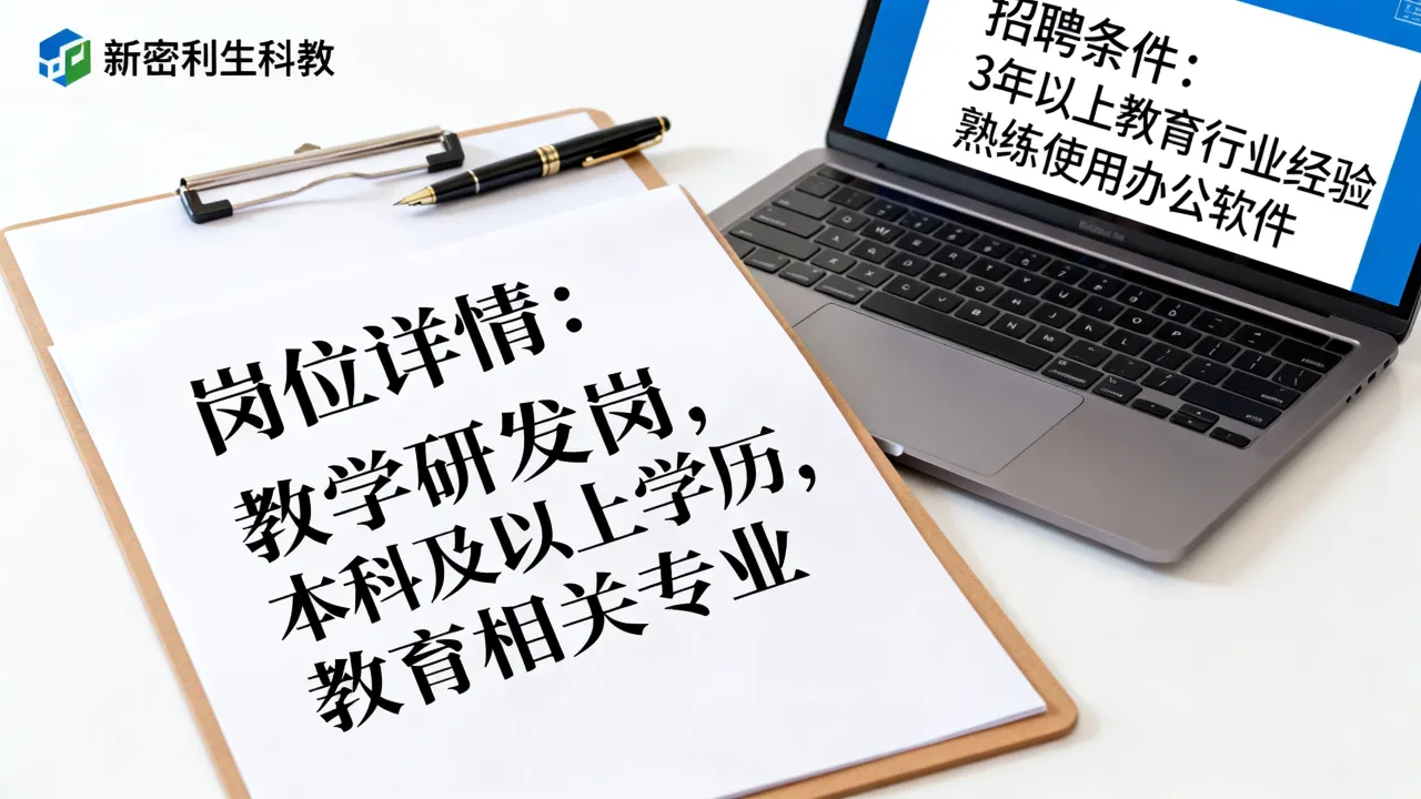新密利生科教招聘吗,岗位详情与条件是什么-图3 新密利生科教招聘吗,岗位详情与条件是什么-图3