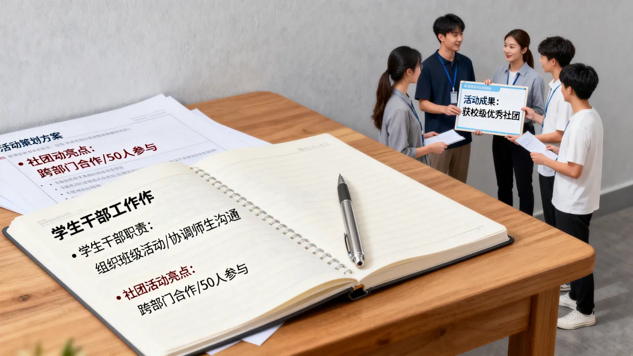 简历中校内经历怎么写,学生干部和社团活动怎么突出亮点-图2 简历中校内经历怎么写,学生干部和社团活动怎么突出亮点-图2
