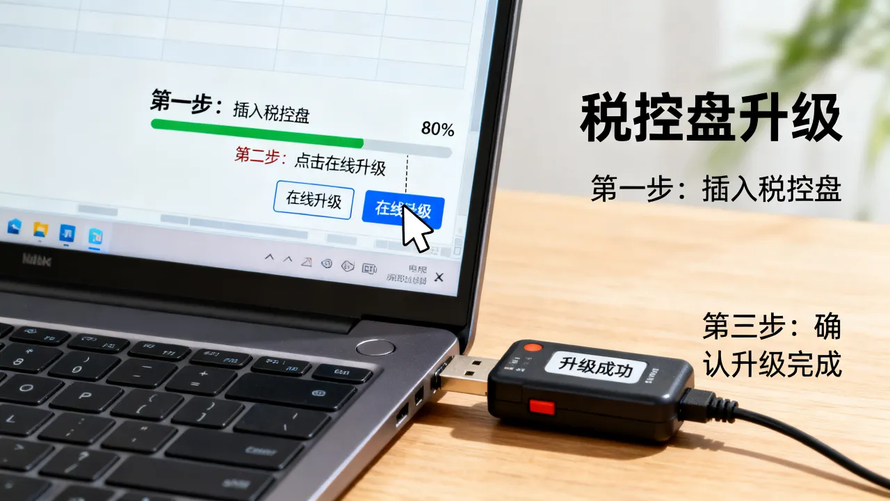 如何升级开票系统?税控盘升级步骤详解,开票软件更新方法-图2 如何升级开票系统?税控盘升级步骤详解,开票软件更新方法-图2