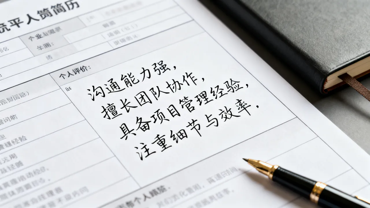 简历表个人评价怎么写,怎么写才能够通过筛选?-图3 简历表个人评价怎么写,怎么写才能够通过筛选?-图3