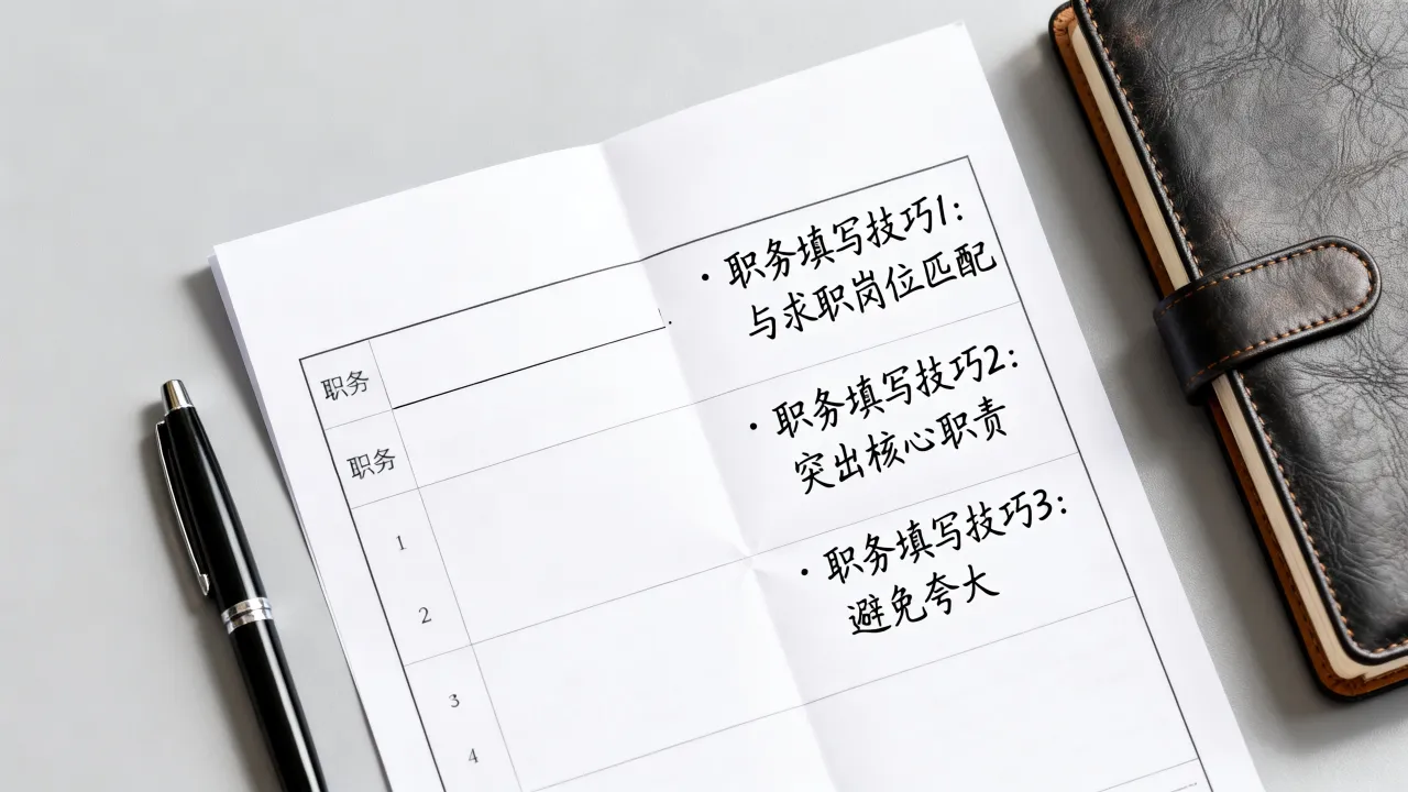 个人简历中职务怎么填，简历职务填写技巧有哪些？-图2